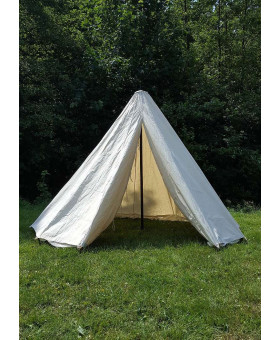 Medieval Conical Tent Natural Color 350 gsm Cotton